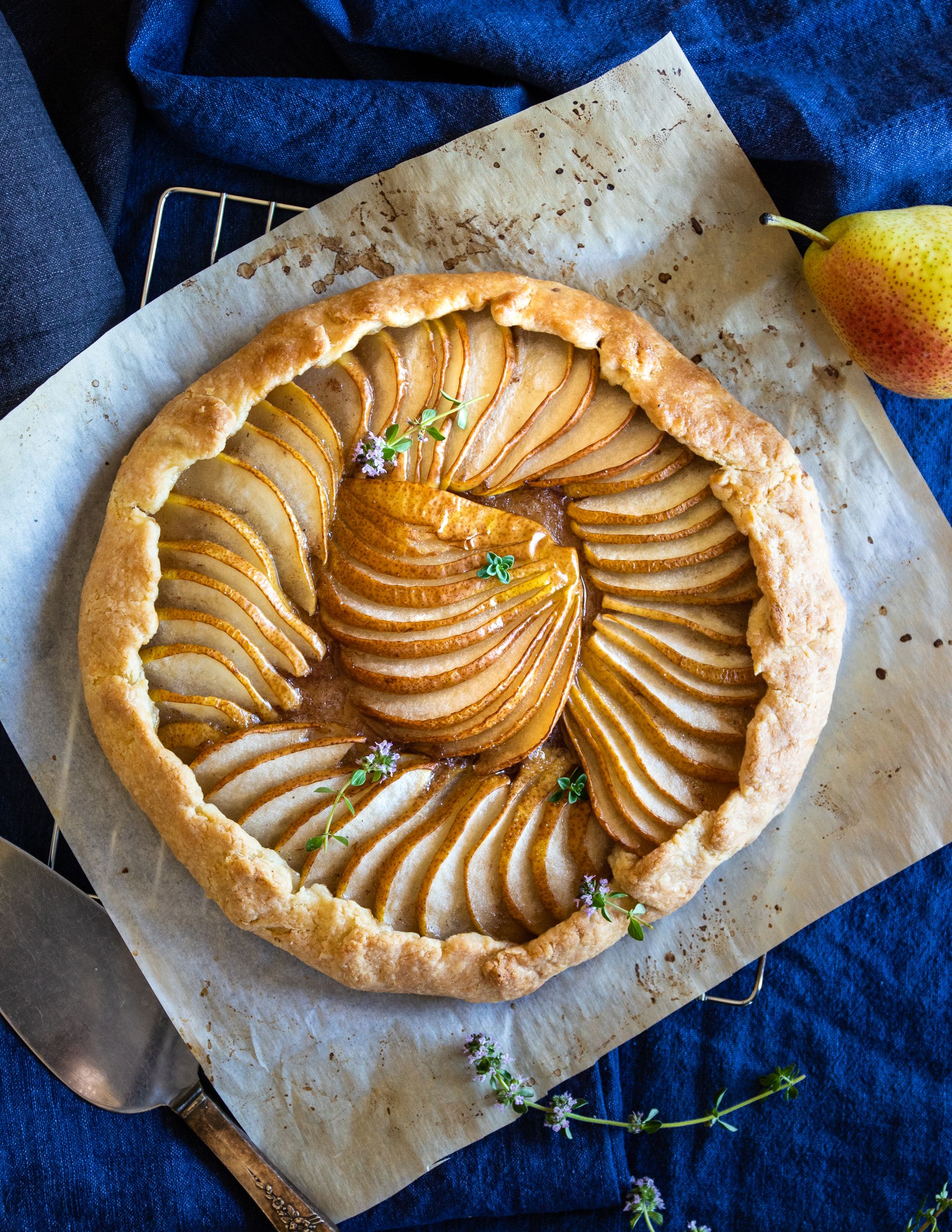 Rustic Pear Galette | Edible Vancouver Island